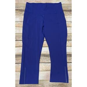 Lululemon womens size 6 'F & F 19" Crop II *nulux'